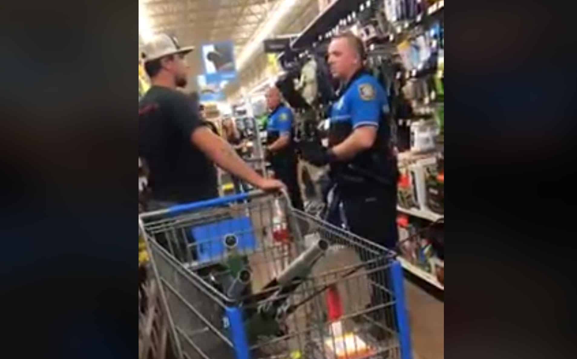 [VIDEO] Man Banned Nationwide After Openly Carrying Handgun In Walmart