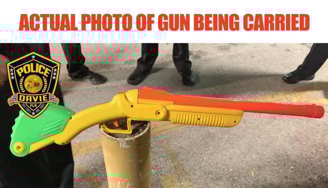 Multiple Campuses On Lockdown After Man Nearby Is Seen Carrying The Toy Gun You’re Looking At In The Picture