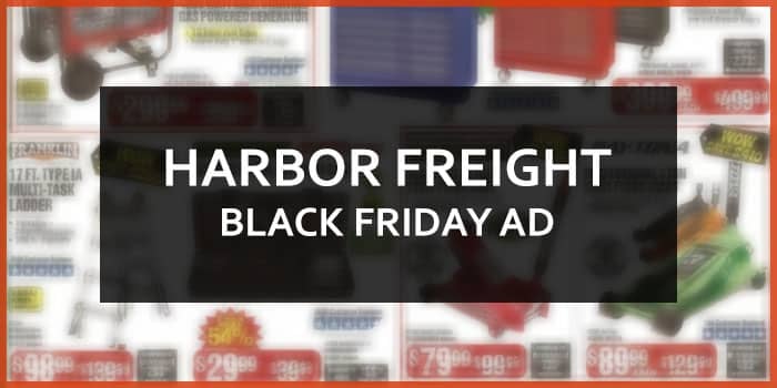 HARBOR FREIGHT BLACK FRIDAY AD