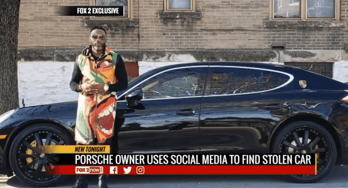 Man Finds His Stolen Car,  Holds Thief At Gunpoint Until Police Arrive