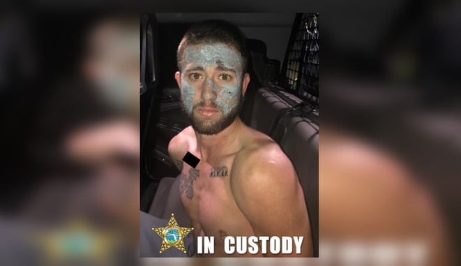 Armed Robbery Suspect, With ‘F*** Police’ Tattoo, Arrested While Exfoliating