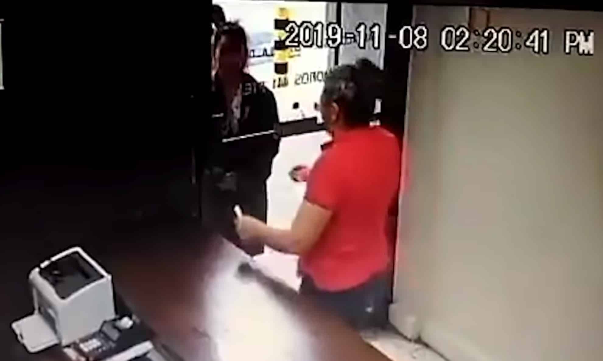 [VIDEO] Couple Stages Armed Robbery, Man Is Shot 7 Times By Store Owner