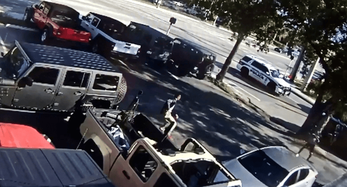 Armed Veteran Stops Car Thief Fleeing From Police