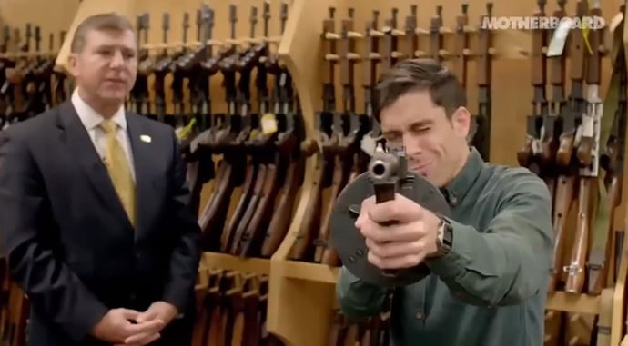 [VIDEO] Vice Reporter Points Gun At Cameraman And Pulls Trigger During ‘Smart Gun’ Piece To Show How They Will Stop ‘Accidental’ Shootings
