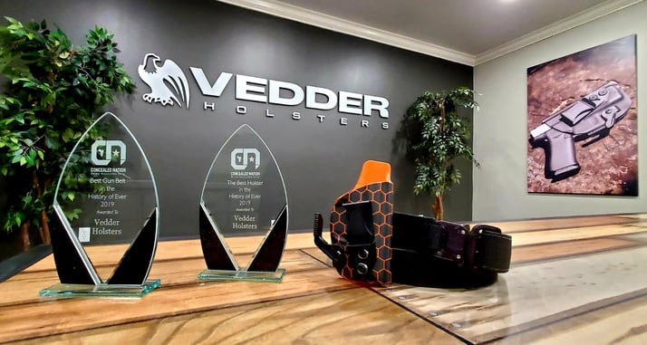 Vedder Holsters Receives Awards For Best Holster And Best Gun Belt 2019
