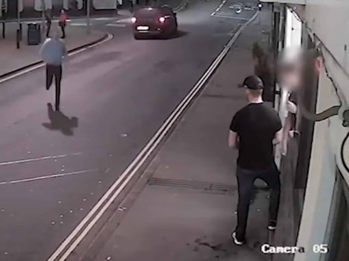What Would You Do If This Angry Guy Was Running Towards You?