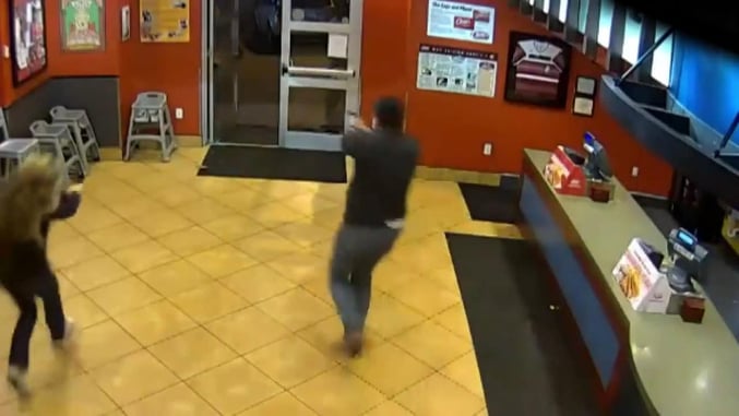 [WATCH] Husband And Wife Team Up To Stop Armed Robbery Attempt, Hold Suspect At Gunpoint