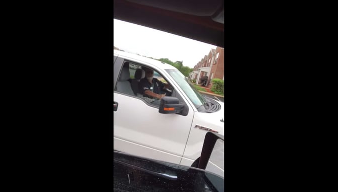 [VIDEO] Guy Displays Gun During Road Rage Incident, Apologizes After Getting Chewed Out By Other Driver
