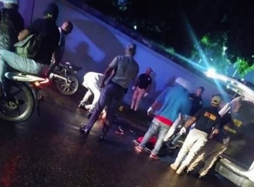 Armed Defender Manages Two Head Shots While Being Chased By Armed Robbers On Motorcycle *WATCH*