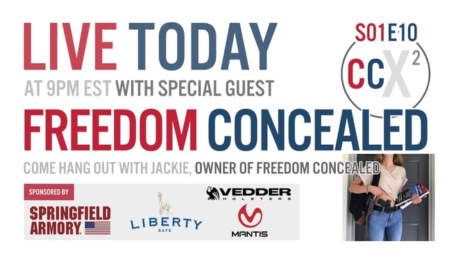CCX2 S01E10: Jackie, Owner of Freedom Concealed, Covers Concealed Carry For Women And Campus Carry