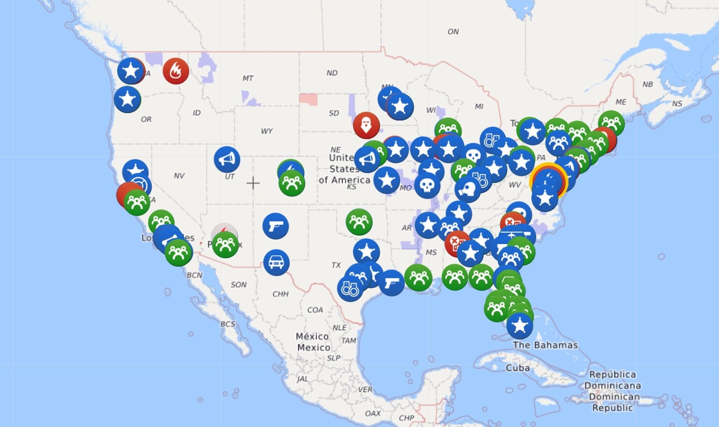 Interactive US Map Of Active Protests And Riots