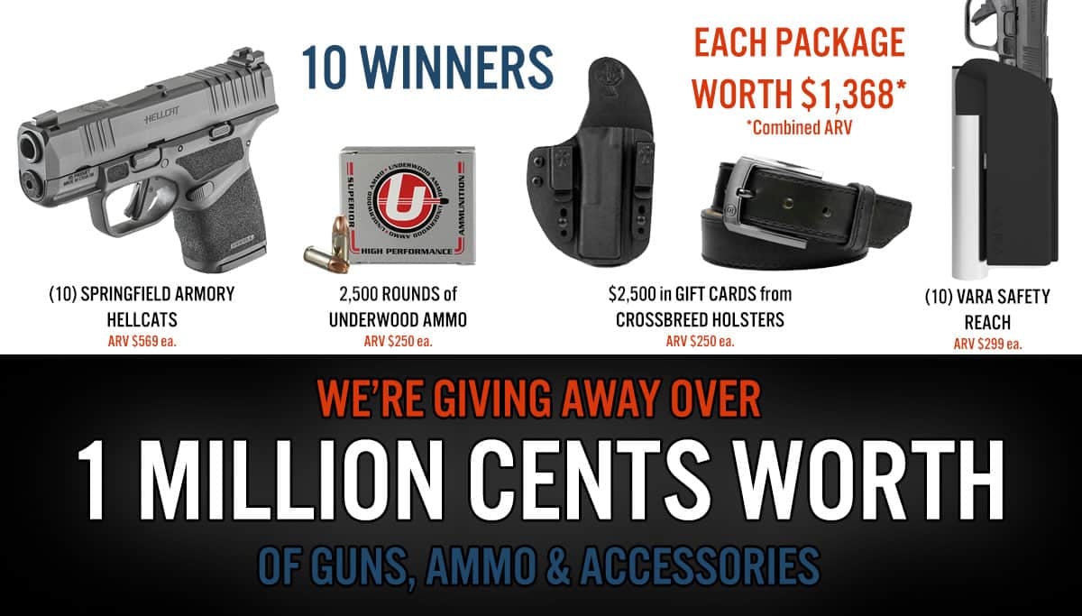 1 MILLION GIVEAWAY: 10 Winners, 10 Awesome Concealed Carry Packages