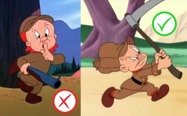 Elmer Fudd and Yosemite Sam Have Had Their Guns Confiscated