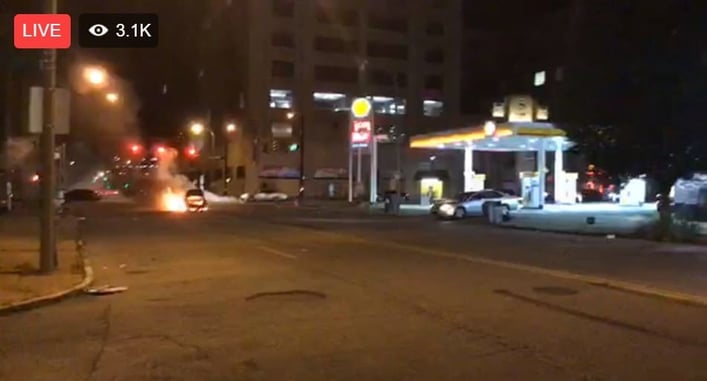 LIVE NOW: St. Louis Street Under Attack With Dozens Of Gunshots