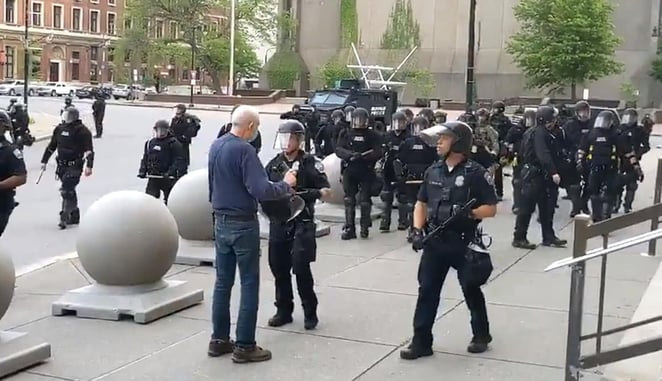 Elderly Man Pushed To Ground By Police, Bleeds From Ear, Department Says He ‘Tripped’, Then Video Comes Out
