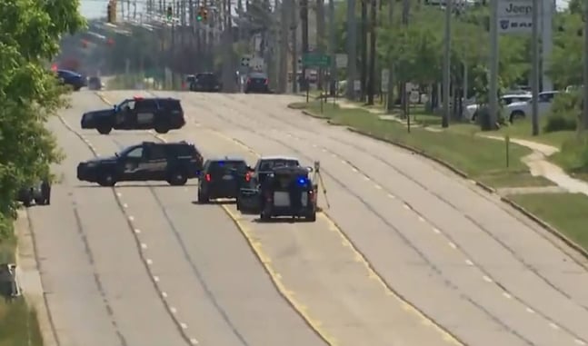 Man Walking Down Highway Pointing Gun At Vehicles Is Shot And Killed By Concealed Carrier