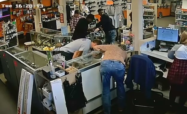 [VIDEO] These Guys Tried Robbing A Gun Store, Only To Be Met With Everyone Armed Inside