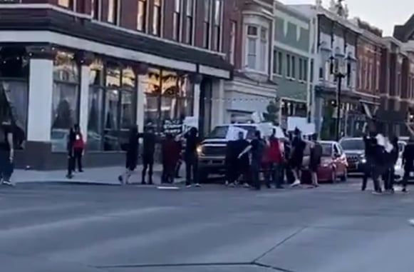 BREAKING: Driver Shot While Attempting To Drive Through Crowd Of Protesters
