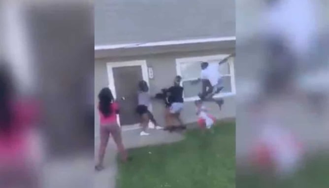 Disturbing Video Shows Pregnant Woman Being Attacked, Her Toddler Drop-Kicked