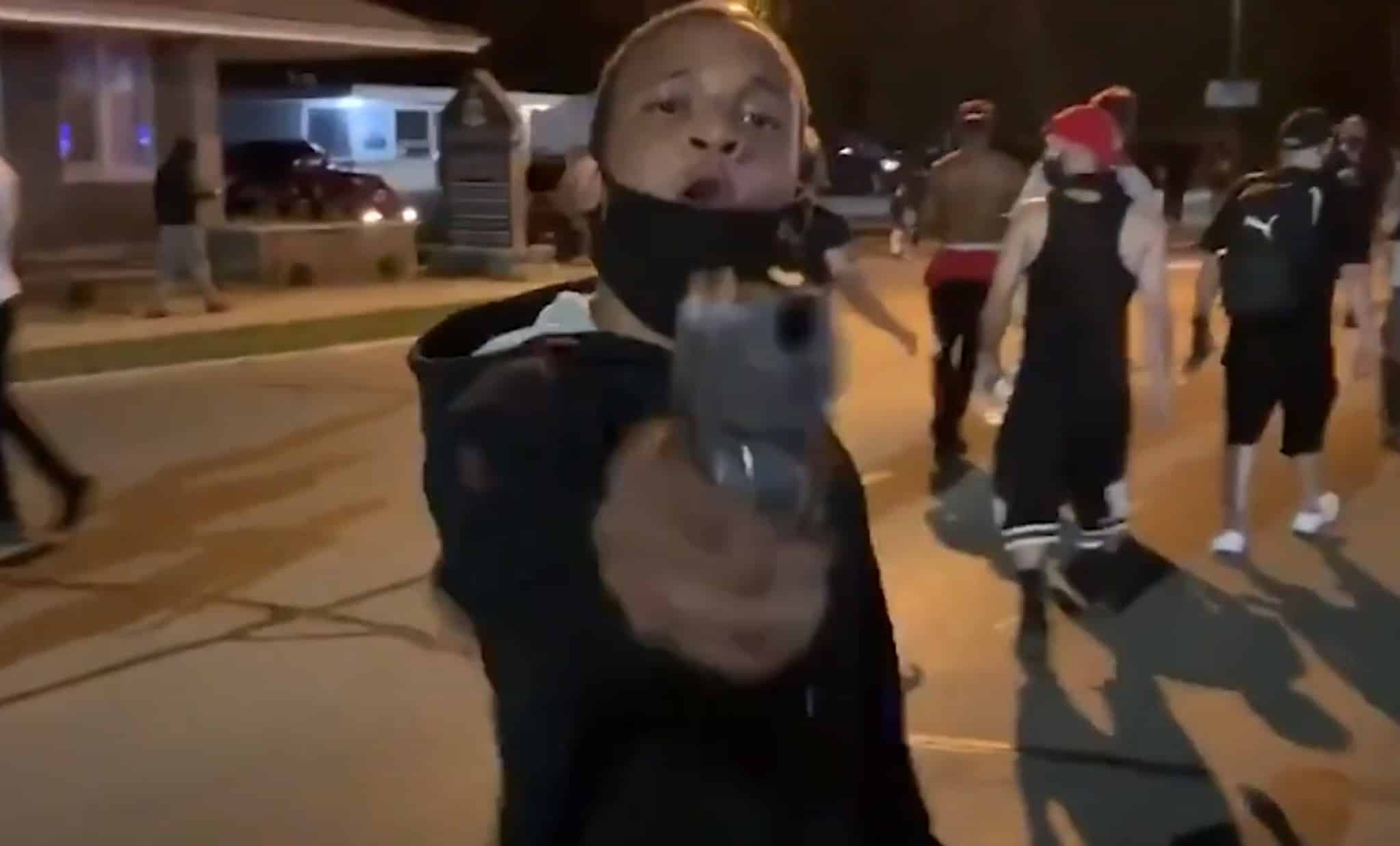 [VIDEO] The Blaze Reporter Elijah Schaffer Has Gun Pointed At Him, And Then You Hear A Click Sound