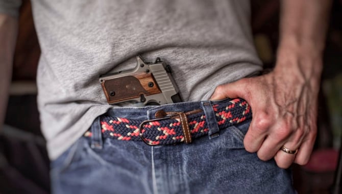 Man Shows Off Gun In Grocery Store, Has Negligent Discharge Right Into Groin