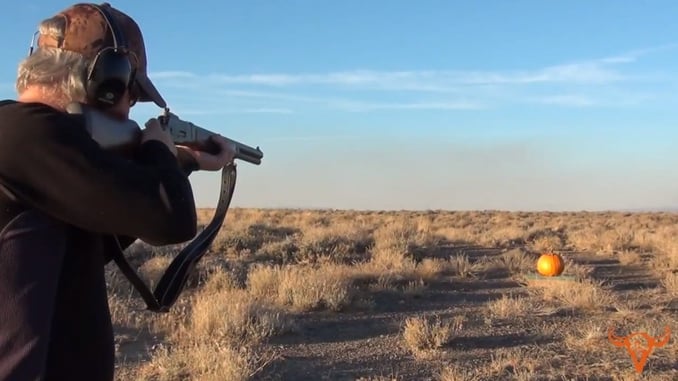 [VIDEO] What Happens When You Try To Carve A Pumpkin With A .500 S&W?
