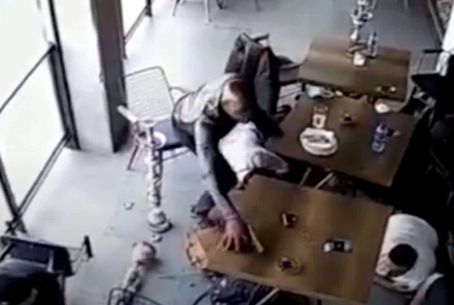 Armed Robber Has Negligent Discharge And Scares Himself Away – VIDEO