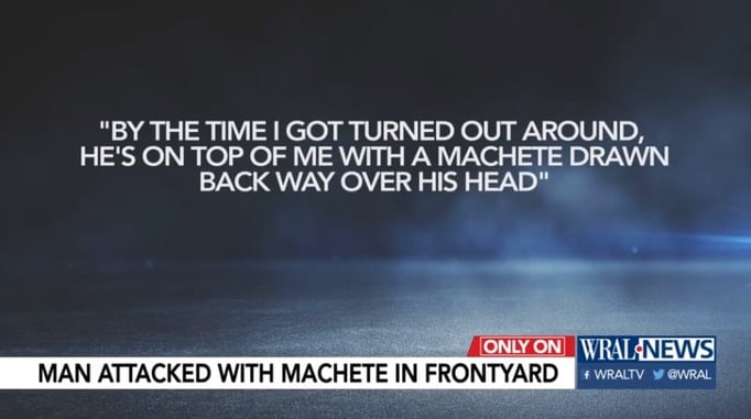Elderly Woman Fires Gun at Man Who Slashed Husband with Machete in Ambush