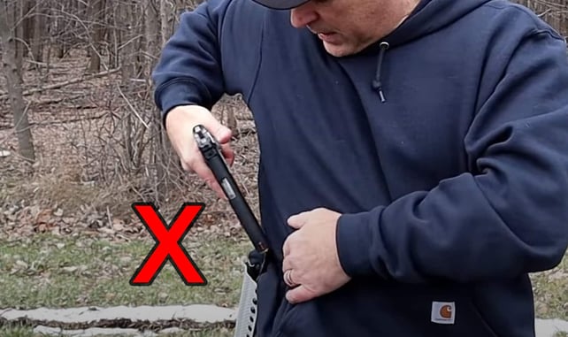 BEGINNERS: How To Safely Holster A Handgun