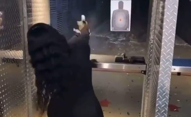 Can We Get A Range Officer?! Woman Shoots Uncontrollably At Range