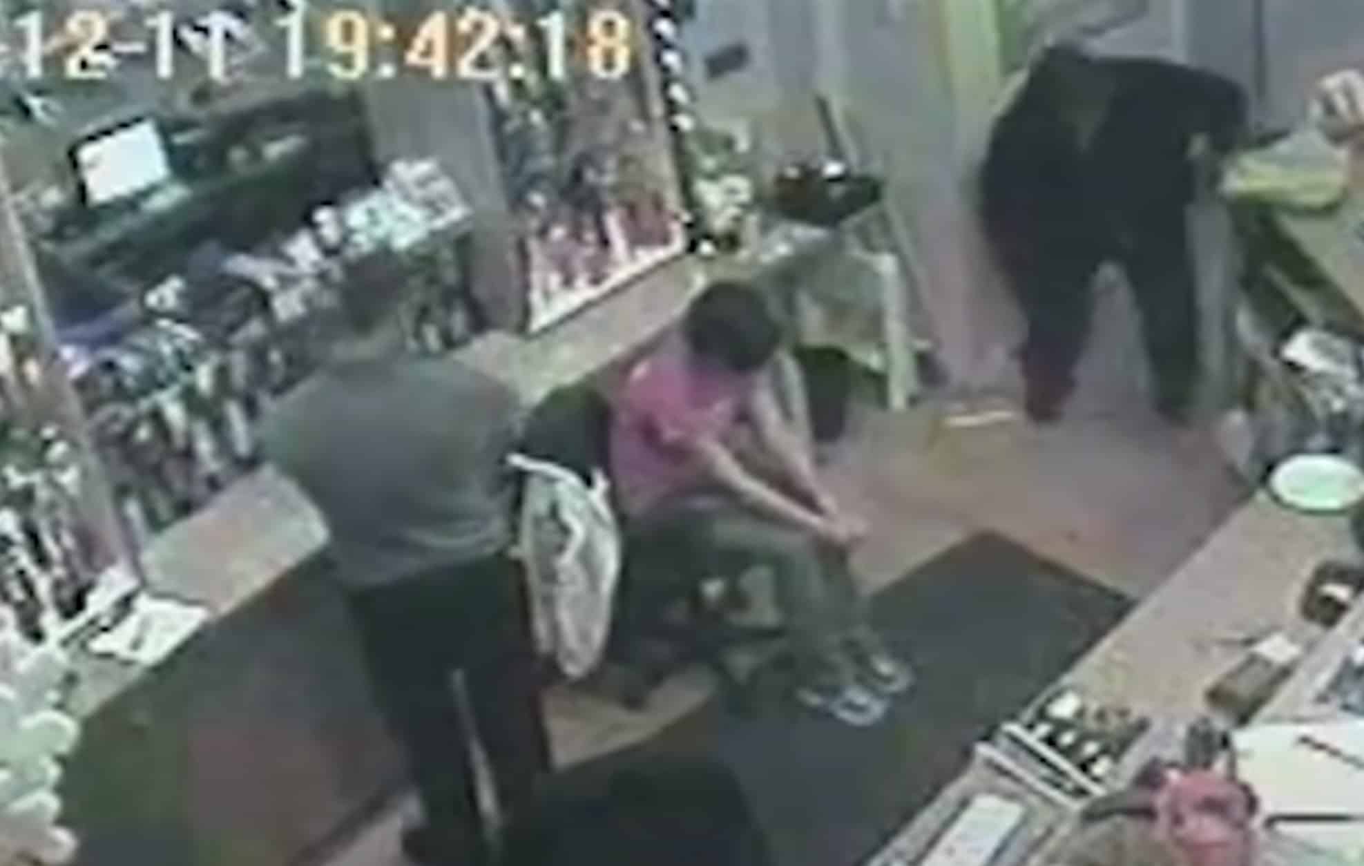 Customer Steals Gun From Armed Robber And Stops Him In His Tracks