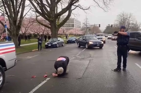 [VIDEO] Man Pulls Gun On Protesters During Assault, Won’t Face Charges