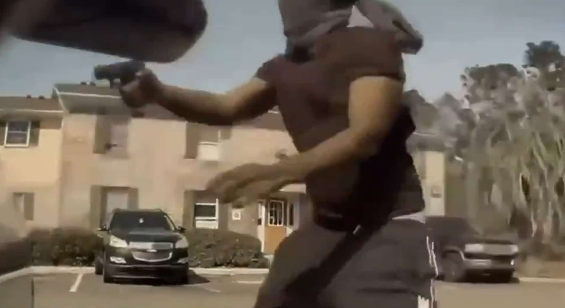 WATCH: Man Narrowly Escapes Bullet During Enounter With Armed Thug