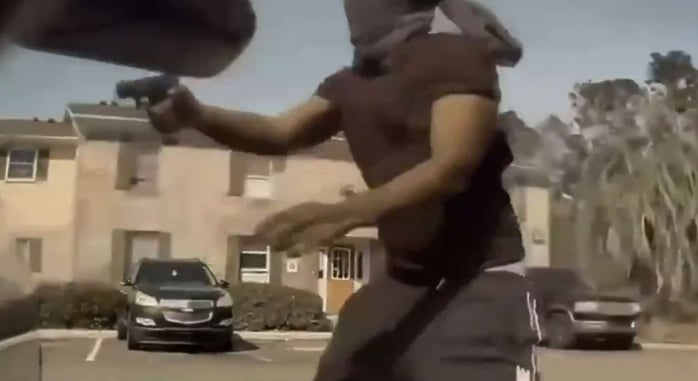 WATCH: Man Narrowly Escapes Bullet During Enounter With Armed Thug