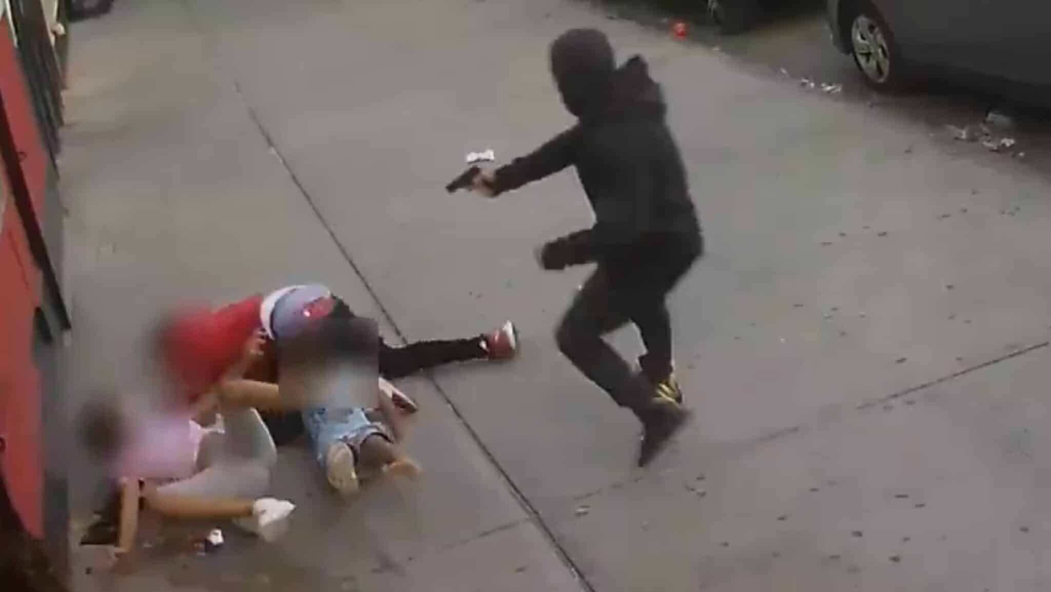 Terrifying Shooting In NYC Caught On Camera Shows Children Caught In The Middle
