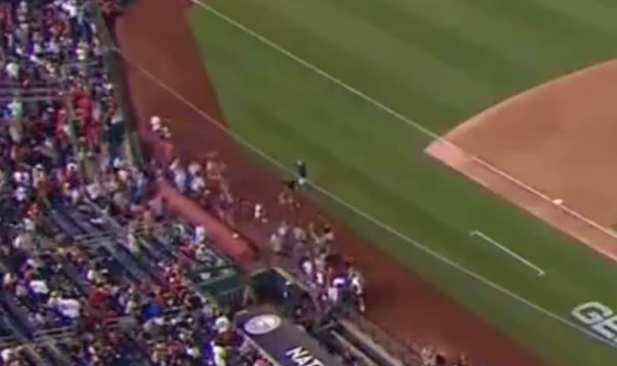 Players Bring Fans Into Dugout During Fears Of Mass Shooting Taking Place During Nationals Baseball Game