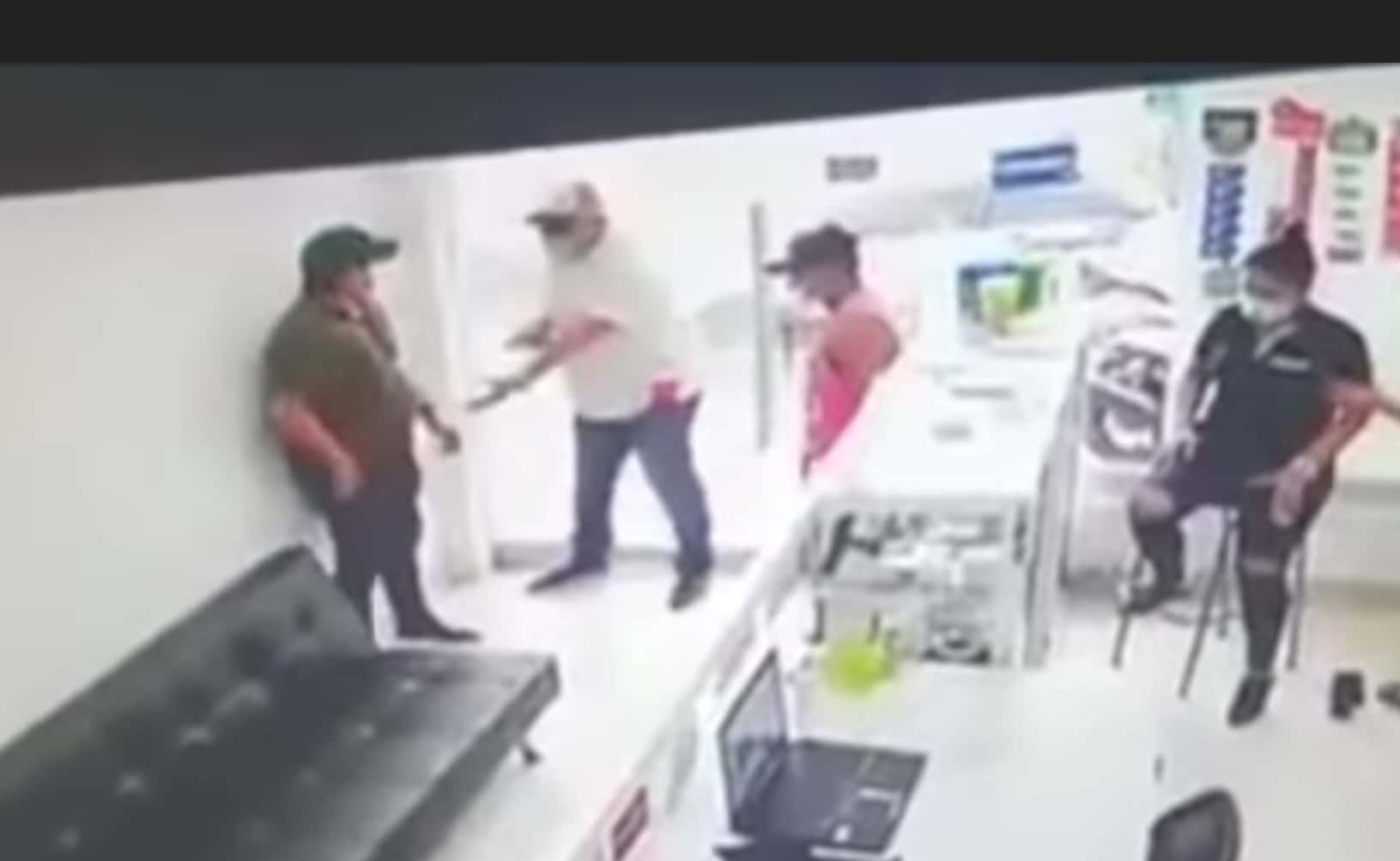 GRAPHIC WARNING: Armed Robber Does His Last Robbing, Losing The Fight To A Good Guy With A Gun