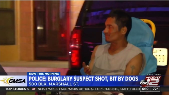 Burglary Suspect Gets Shot By Homeowner, Then The Homeowner’s Dog Attacks