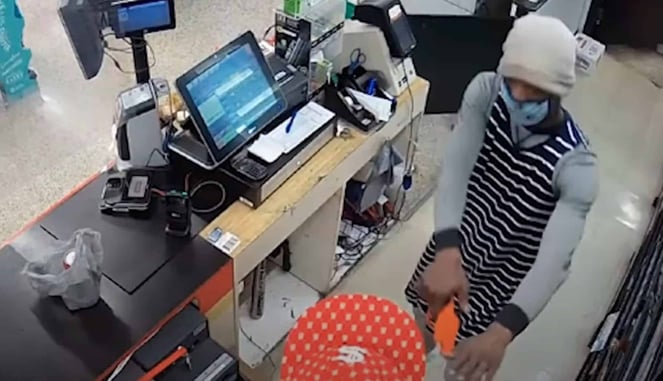 Man In A Dress Successfully Robs Convenience Store With A Flare Gun