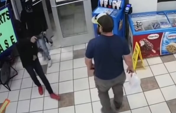 Marine Speaks Out After Taking Down Armed Robbers At Gas Station