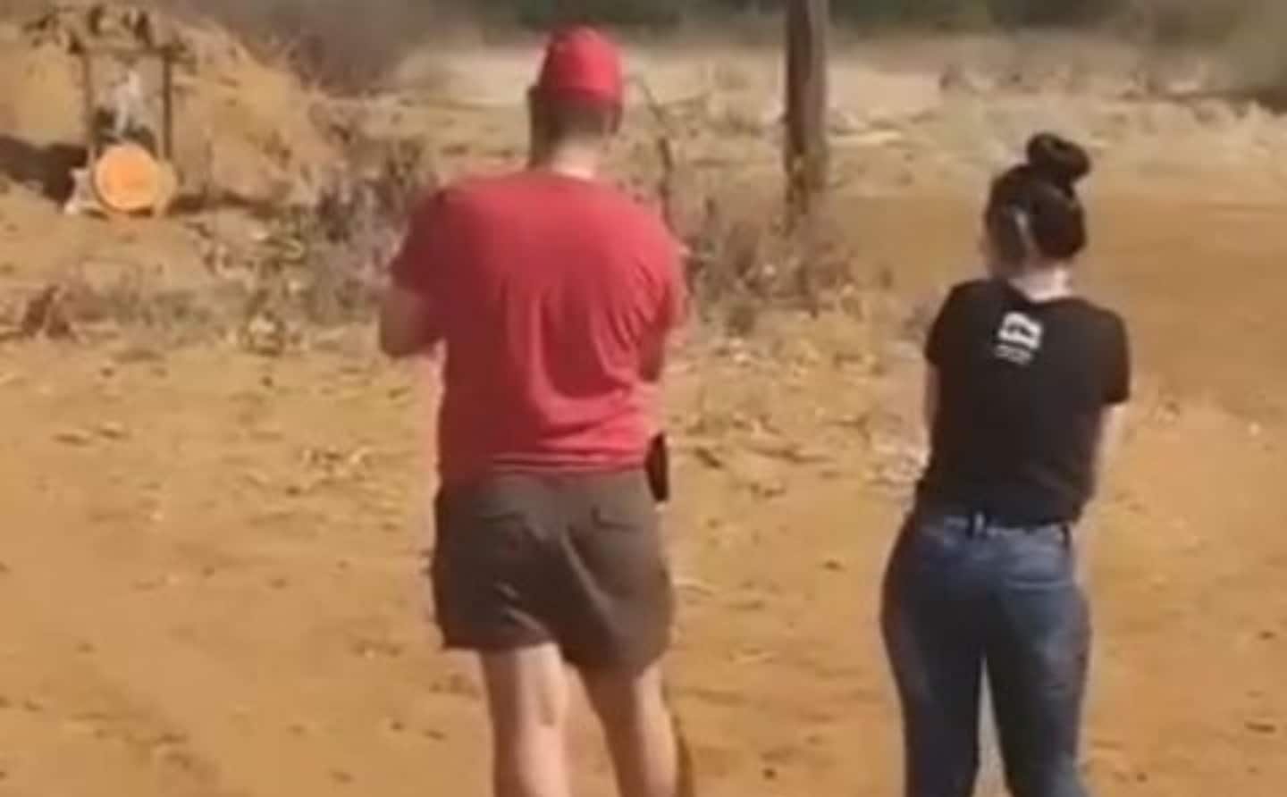 Graphic Warning: Negligent Discharge At Range