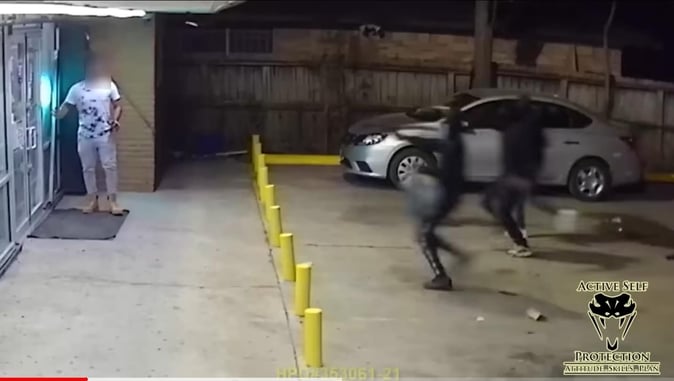 Armed Robbers Run Up On Smoking Clerk Who Is Lucky To Have Survived This