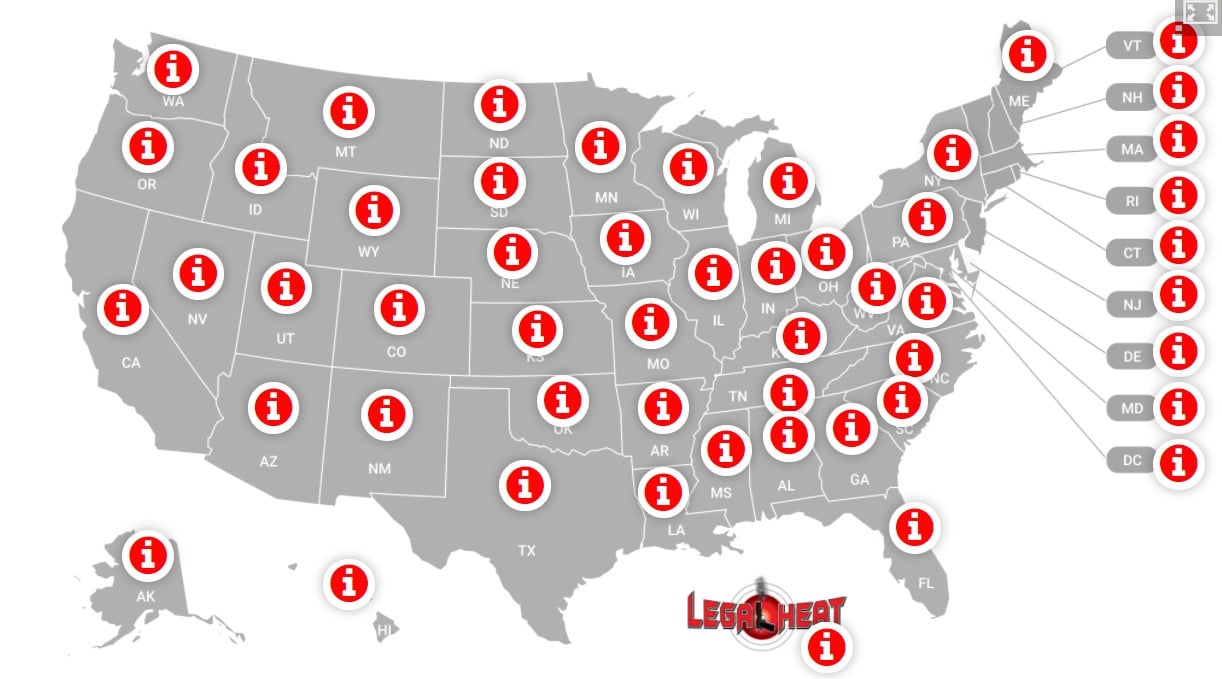 Duty To Inform Map: State-By-State For Armed Citizens