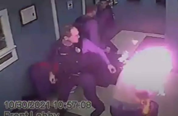 Guy At Police Station Catches On Fire After Being Hit With A Taser, Dies 6 Weeks Later
