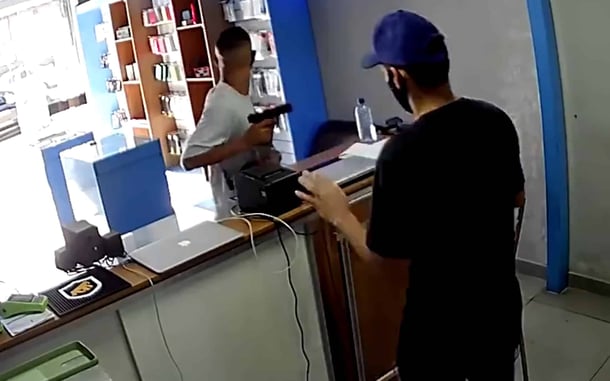 Store Owner Draws And Shoots, Hitting His Target With Every Shot During Armed Robbery
