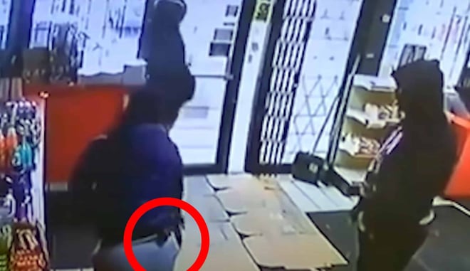 Openly Carried Handgun Easily Gets In The Hands Of This Criminal