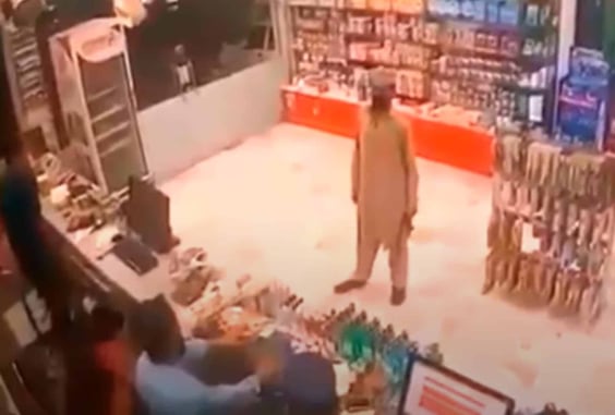 Armed Clerk Wins The Fight With Fast Draw And Patience