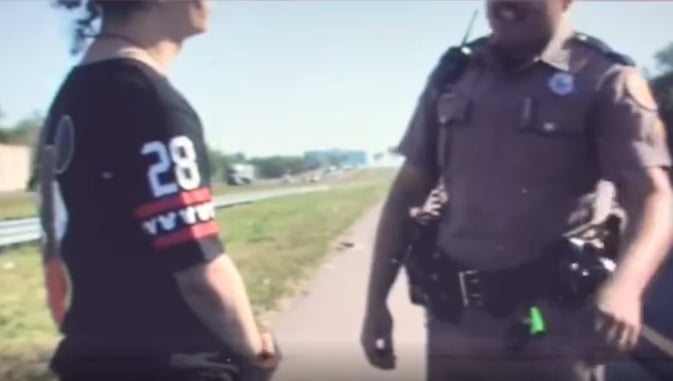 Drivers Come To Officer’s Aid After He Is Attacked By Man On Highway