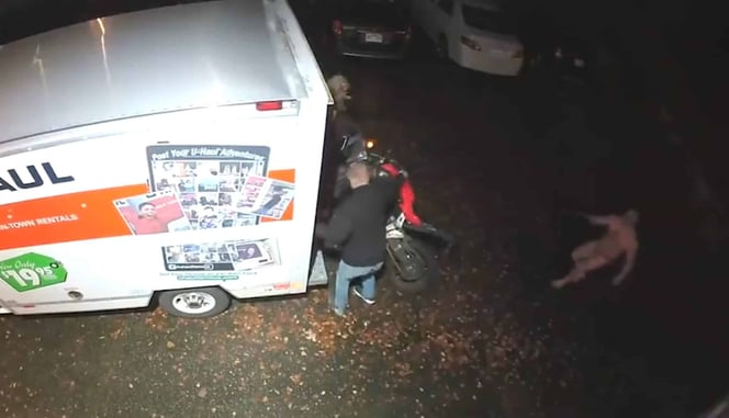 Armed And Always Almost-Naked Man Defends His Property 3 Times, All Caught On Camera
