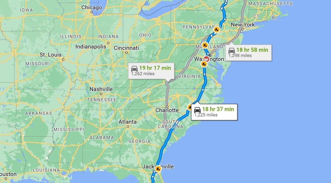 Driving With Guns From Florida To New York, Only One State Gave Me 